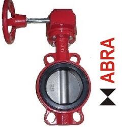 Затвор поворотный межфланцевый ABRA-BUV-VF866D065G Ду65 Ру16 с редуктором