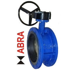 Затвор поворотный фланцевый ABRA-BUV-FL226D300G Ду300 Ру10 с редуктором